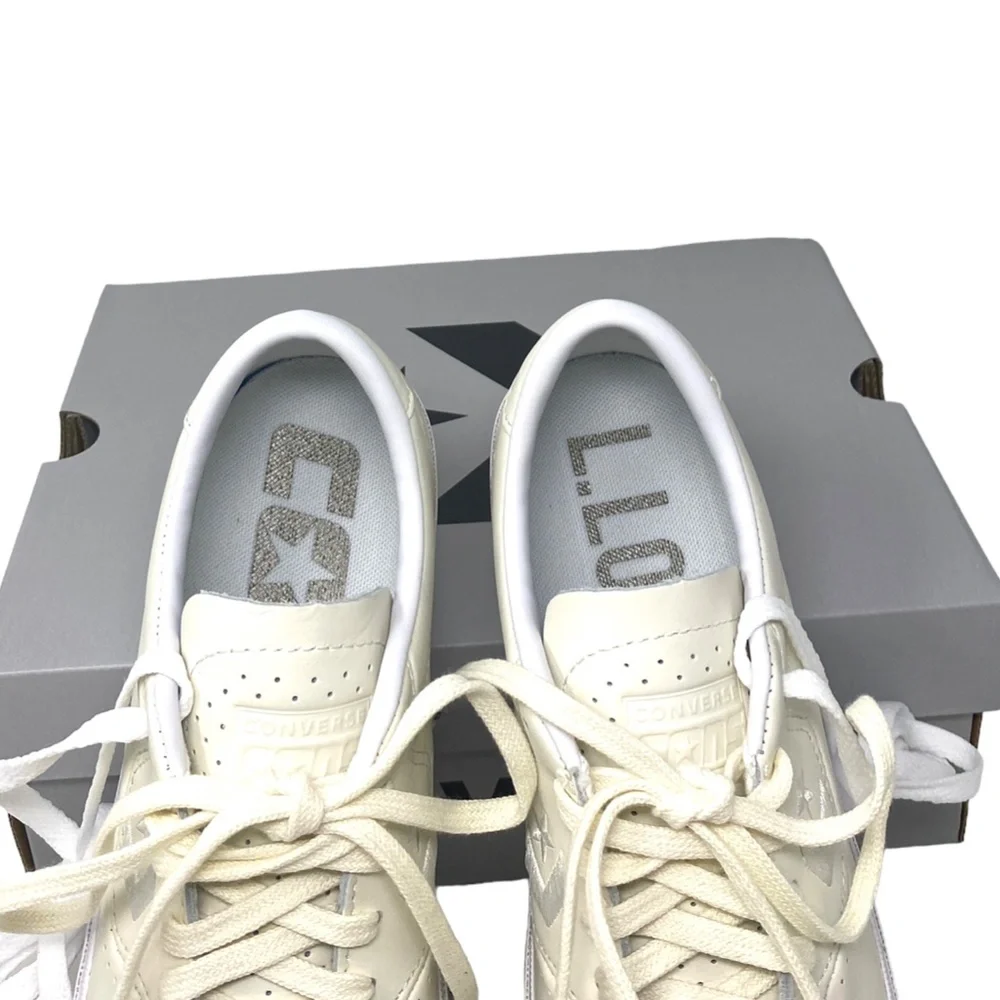 💖MEGA SALE💖Converse Louie Lopez Pro Low Top White Women Leather Shoes 170500C